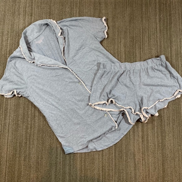 Victoria's Secret Matching Grey PJ Set Size Small